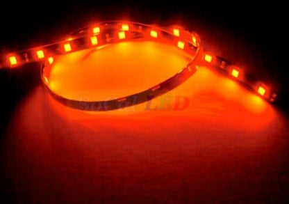 SOCAL-LED LIGHTING 60cm 24" Red Flexible LED Strips High Power Bright 5050 12 SMD Car DRL Under Dash Accent Light, Waterproof, Cuttable, Pack of 2