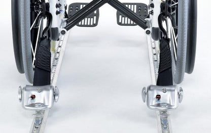Q’Straint Q-10010 QRT-360 Wheelchair Tie-Down Kit – 4 Fully Automatic Retractors with L-Track Fittings for Vans, Buses & Paratransit Vehicles