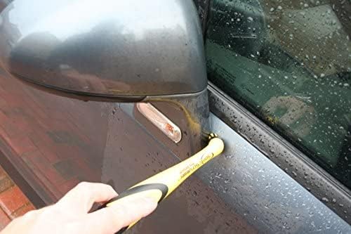 SONICSCRUBBER Vehicle Detailing Set - High Power Car Cleaning Brush - Includes 4 Brush Heads - Suitable for Interior & Exterior - Ideal for Cars, Bikes and Motorhomes - AA Batteries Included