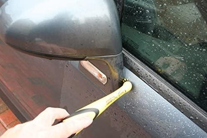 SONICSCRUBBER Vehicle Detailing Set - High Power Car Cleaning Brush - Includes 4 Brush Heads - Suitable for Interior & Exterior - Ideal for Cars, Bikes and Motorhomes - AA Batteries Included