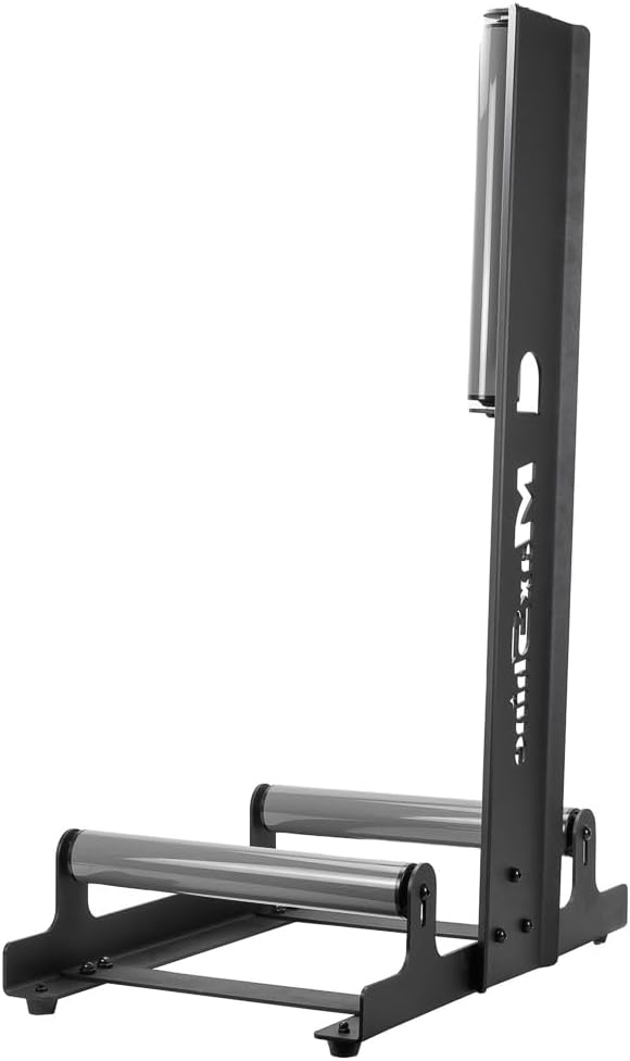 Maxshine Wheel Rim Detailing Rolling Wheel Stand (WS01) - 23”L x 14”W x 36”H, 360° Tire & Rim Detailing, Ceramic Coating, Tire Shine, Wheel Wash & Roller Stand - Black