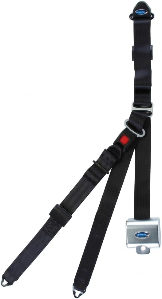 Q'Straint Q8-6326-A1 QRT Retractable Occupant Securement Unit with Lap Extension – Transit Bus & Paratransit Vehicle Component