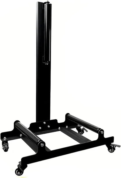 Rolling Wheel Detailing Stand – Heavy-Duty Tire Cleaning and Polishing Roller with 3-Way Rotating Rollers for Ceramic Coating, Tire Shine, Car Wheel Wash – Garage Accessory for Auto Detailers