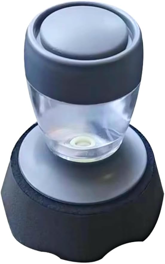 Professional Tire Shine Applicator with Ergonomic Handle, Clear Container, for Auto Detailing and Car Care