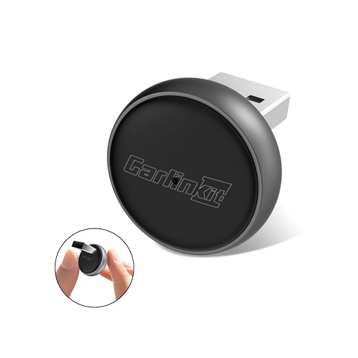 Wireless CarPlay Adapter Carlinkit MINI Ultra3│Plug & Play Convert Wired Carplay to wireles s CarPla y│Convert Wired Android AUTO to wireles s Androi d Auto│for OEM CarPla-y & OEM Android AUT-o Cars