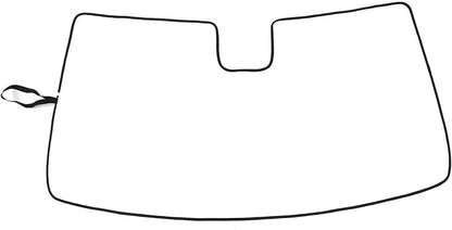 Windshield Sun Shade Compatible with Mercedes-Benz ML-Class 2012-2015 Foldable Front Windshield Sunshade Protector, Block UV Rays Keep Your Car Cooler