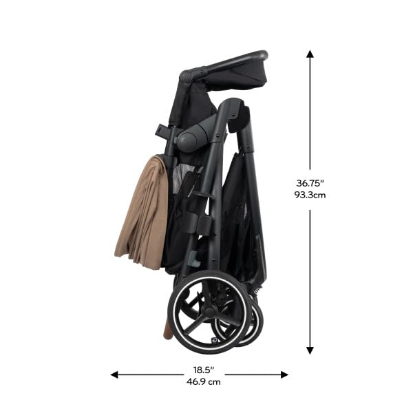 Shyft Intuiti Travel System Featuring LiteMax NXT Infant Car Seat with SensorySoothe (Caramel Tan)
