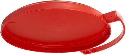 Maxshine 12" Universal Foam Bucket Lid Seat | Red with Black Foam Padded Snap-On Cover for 12" Buckets | Converts to Seat, Kneeling Pad & Organizer | Car Detailing Accessory