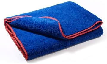 Gtechniq MF2 Microfiber Drying Towel 450GSM 23.6"x35.4" | Ultra Soft, Super Absorbent, Short Pile Wicks Away Water, Reduces Marring and Gloss Loss, Machine Washable
