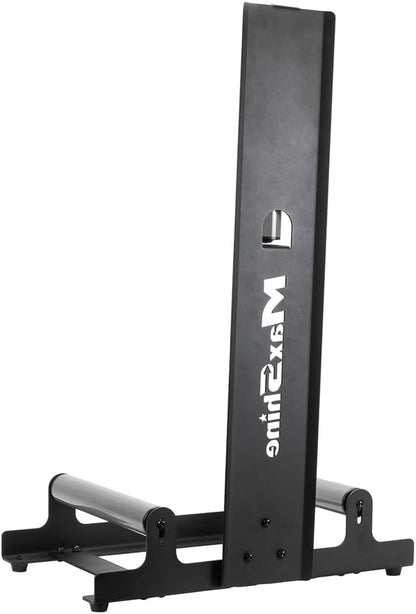 Maxshine XL Universal Wheel & Rim Detailing Rolling Stand (Black) | 360° Rotating Tire Stand for Car Detailing, Wheel Wash, Ceramic Coating & Tire Shine | Heavy-Duty Rim Detailing Roller Stand