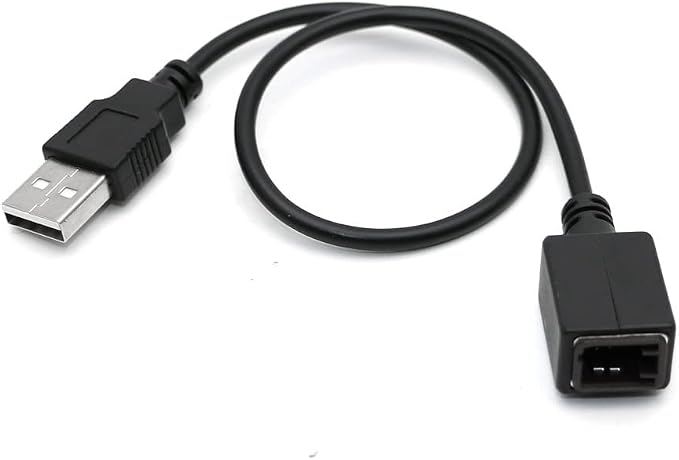 Aftermarket Android Car Radio Stereo 4 Pin Original USB Cable Adapter Cord USB to Female Plug Connector Compatible for Subaru Outback Suzuki Vitara SX4