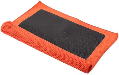 SPTA Professional Detail Products - Clay Decontamination Towel - Effective Cleaning & Release of Paint Contaminants; Fine Grade Microfiber Car Towel; Enhance Gloss & Depth of Color -12" x 12" -CB308