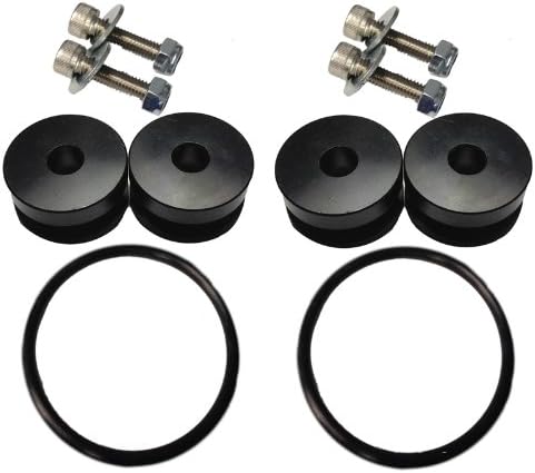 Torque Solution Billet Bumper Quick Release Kit (Black): Universal