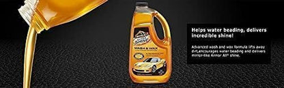 Armor All Ultra Shine Car Wash and Car Wax,Cleaning Fluid for Cars,Trucks,Motorcycles,64 Fl Oz Each,(Pack of 3)