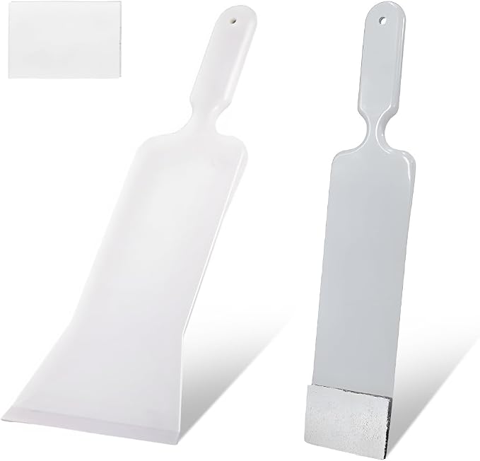 Yourkar 2 PCS Car Paddle Bulldozer Squeegee, Long Handle Window Tint Film Installation Tools, Paddle Bulldozer Scraper for Car Front Rear Windows Glass Cleaning, Car Accessories