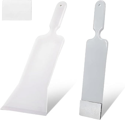 Yourkar 2 PCS Car Paddle Bulldozer Squeegee, Long Handle Window Tint Film Installation Tools, Paddle Bulldozer Scraper for Car Front Rear Windows Glass Cleaning, Car Accessories