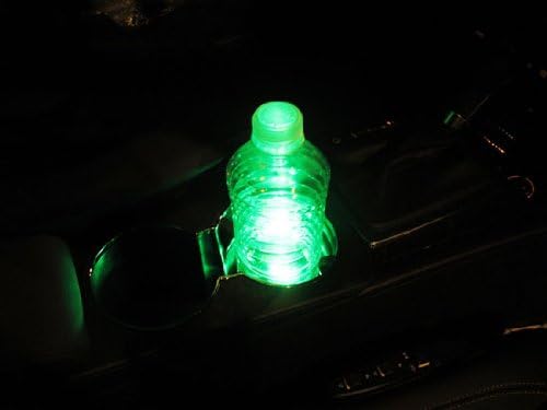 iJDMTOY 3-SMD LED Cup Holder, Glove Box, Ashtray Accent Lighting Strip Lights, Emerald Green
