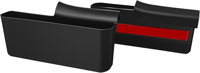 Muslogy for 2026 2025 2024 2023 Pilot Center Console Shifter Storage Box ABS Material Console Side Organizer Left & Right Set Compatible with Honda Pilot 2023-2026