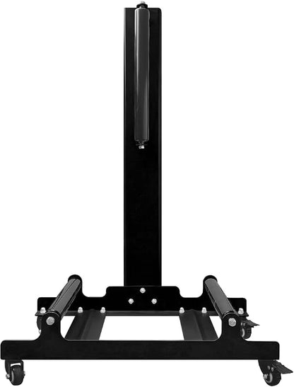Rolling Wheel Detailing Stand – Heavy-Duty Tire Cleaning and Polishing Roller with 3-Way Rotating Rollers for Ceramic Coating, Tire Shine, Car Wheel Wash – Garage Accessory for Auto Detailers