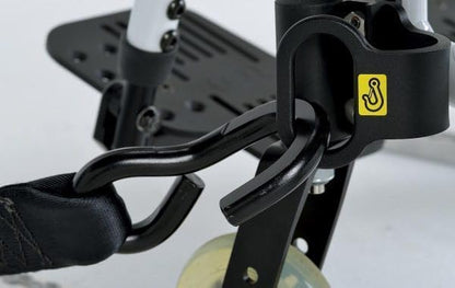 Q’Straint Q-10010 QRT-360 Wheelchair Tie-Down Kit – 4 Fully Automatic Retractors with L-Track Fittings for Vans, Buses & Paratransit Vehicles