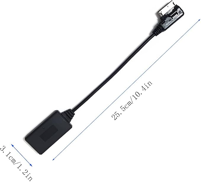 Bluetooth Adapter Compatible with Mercedes Benz Car Apple Android Phone Music MMI Interface Wireless Cable Capable Devices
