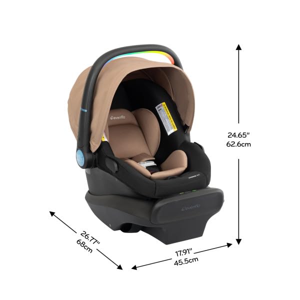 Shyft Intuiti Travel System Featuring LiteMax NXT Infant Car Seat with SensorySoothe (Caramel Tan)