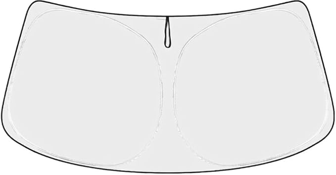 Proadsy 2026 Upgrade Front Windshield Sun Shade Foldable Sunshade Protector Sun Visor Custom Fit Chrysler 300 300C 2011-2023 Accessories