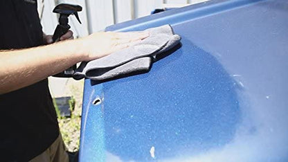 Flitz Car Buffing Kit (X-Large) - USA-Made Car Care Kits for Vehicles - Includes 2lbs Polish, 16oz Pre-Clean, Two 16oz Sealant, 1 Buffer, 4 Buff Balls & 4 Towels - Car Polishers and Buffers Kit