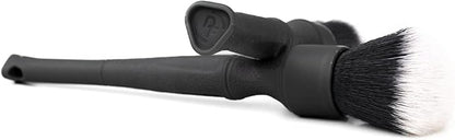 Detail Factory - TriGrip Ultra-Soft Detailing Brush Set - Scratch-Free Cleaning for Exterior, Interior Panels, Emblems, Badges, Gauges, Infotainment Screen - Black