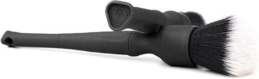 Detail Factory - TriGrip Ultra-Soft Detailing Brush Set - Scratch-Free Cleaning for Exterior, Interior Panels, Emblems, Badges, Gauges, Infotainment Screen - Black
