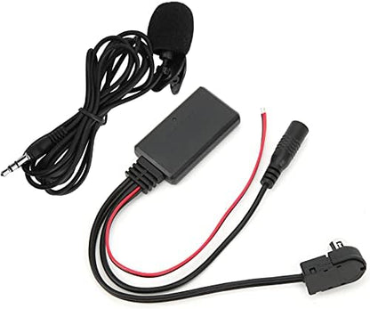 POCREATION Stable Data, Ai Net Bluetooth Bluetooth 5.0 Aux Cable Adapter with Microphone Handsfree Fit, for Cda 9857 Cda 9886 Cda 117