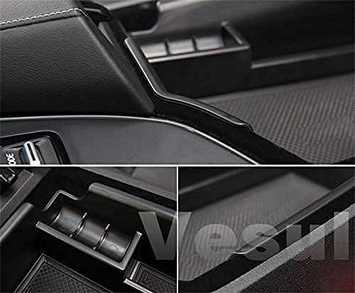 Center Console Armrest Storage Box Compatible with Infiniti QX50 2019-2023/QX55 2022-2023 ABS Tray Insert Organizer Glove Pallet