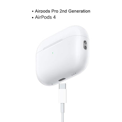 10FT AirPods 4 Charger, USB A to USB C Cable for AirPods Pro 2 (2nd Gen), AirPod MAX 2,Car Carplay Cable Compatible for iPhone 17/17E/16E/16/15, 17 Pro Max,Air, 15 16 Plus Car Cable Cord Replacement