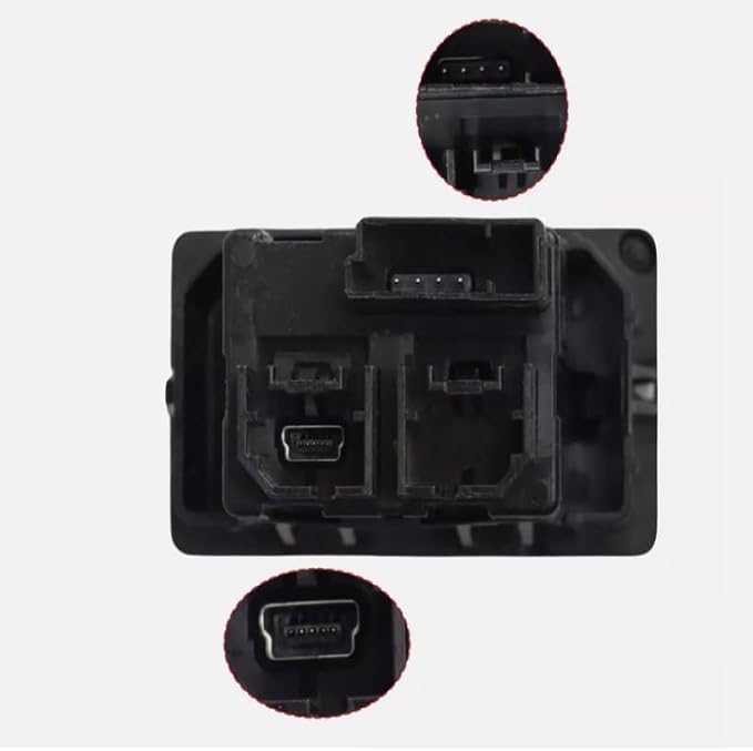 HU5Z-19A387-A,Carplay USB Interface Hub Replacement HC3Z-19A387-B,HU5T-14F014-AB,Upgrade USB/Type-C Module Support Apple Carplay Android Compatible with Ford F-150 SYNC 3 Version 3.4