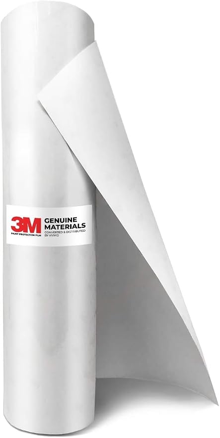VviViD 3M Clear Paint Protection Vinyl Film 12 Inch Wide Choose Your Size (12 Inch x 12 Inch)