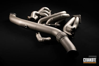 CERAKOTE® Glacier Titanium Coating Kit (C-7900 16 oz.) - Everything Needed to Spray Cerakote - Air Cure - Durable, High Temp Performance Ceramic Coating (1800°F Rating)