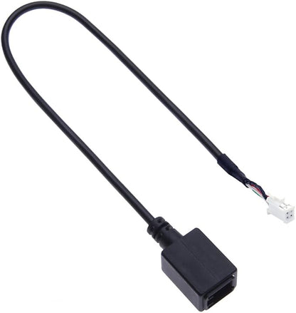 Aftermarket Android Car Radio Stereo 4 Pin Original USB Cable Adapter Connector Plug Compatible for Subaru Outback Suzuki Vitara SX4