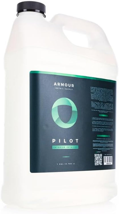 Armour Detail Supply Pilot Interior Detailer: Total Solution for Multi-Surface Care | UV Protection | Streak-Free Finish | 1 Gallon Bottle