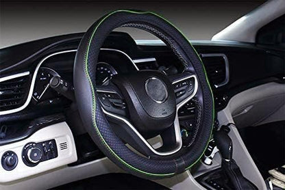 Mayco Bell Microfiber Leather Car Steering Wheel Cover (15.25''-16'', Green)
