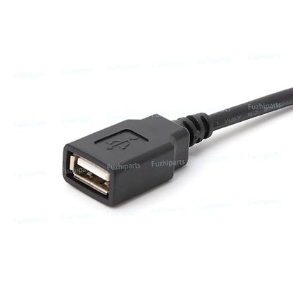 Car USB Adapter Plug Connector Convertor Extension Cable for Hyundai Elantra Sonata IX45 KIA Sorento K3 Sportage Cerato for USB Card