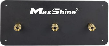 Maxshine 1/4" Universal Quick Connect Foam Cannon Holder (3 Cannons, Brand) – Wall-Mounted Organizer for Garage & Mobile Detailing – Holds Multiple Foam Cannons – Durable & Compatible Design