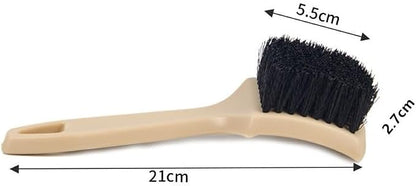 Carpet Brushes for Cleaning, Scrub Brush for Floor Mats, Cleaning Brush for Car Interior and Home, Simple and Practical (1, Beige/Black)