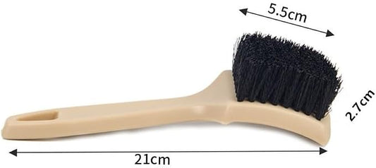 Carpet Brushes for Cleaning, Scrub Brush for Floor Mats, Cleaning Brush for Car Interior and Home, Simple and Practical (1, Beige/Black)