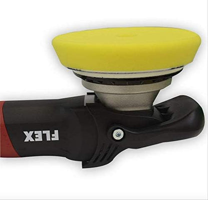 Detail King Buff and Shine URO Tec Yellow Polishing Pad - 5" - Foam Pad
