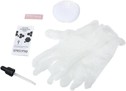 The Rag Company Gtechniq CSL Ceramic Coating & EXO 50 ml No Soak Coating Applicator Kit Bundle