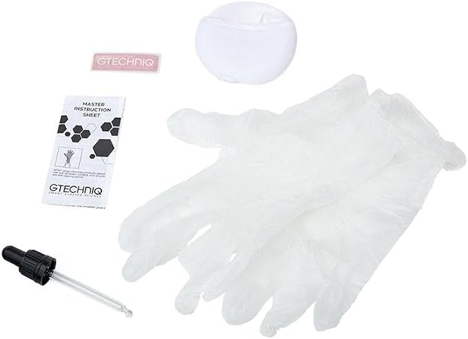 The Rag Company Gtechniq CSL Ceramic Coating & EXO 30 ml No Soak Coating Applicator Kit Bundle