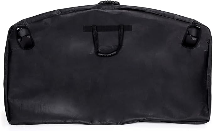 Hardtop Removable Roof Panel Storage Bag Compatible with Corvette C8 Coupe Stingray 2020 2021 2022 2023 2024 2025 (Manual Sunroof) Black Leather Interior Organizer Accessories