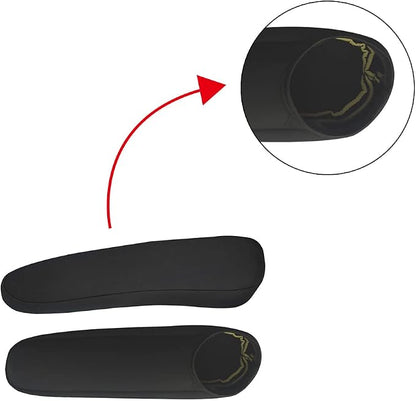 AOMSAZTO for Honda CRV 1997-2010 Seat Armrest Covers Black Arm Rest Cover Replacement Fabric One Pair