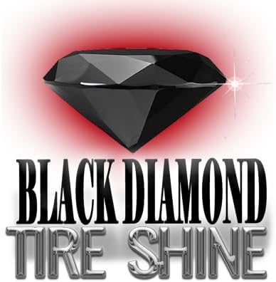 Black Diamond Aerosol Tire Shine Spray (12 Pack, 14 oz Each) - Extreme Wet Look Gloss, Long Lasting No-Sling Tire Dressing for Car Detailing, High Shine Rubber Protectant & Wheel Care