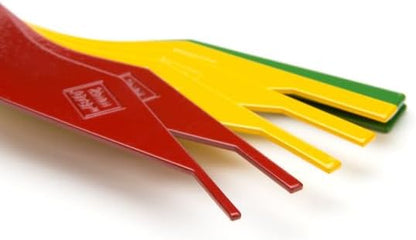 Steelman 8-Piece Brake Lining Thickness Gauge Set for Mechanics, Use with Disc and Drum Brake Pads, Color-Coded, Steel, Stamped Metric and SAE Callouts (Case of 10)
